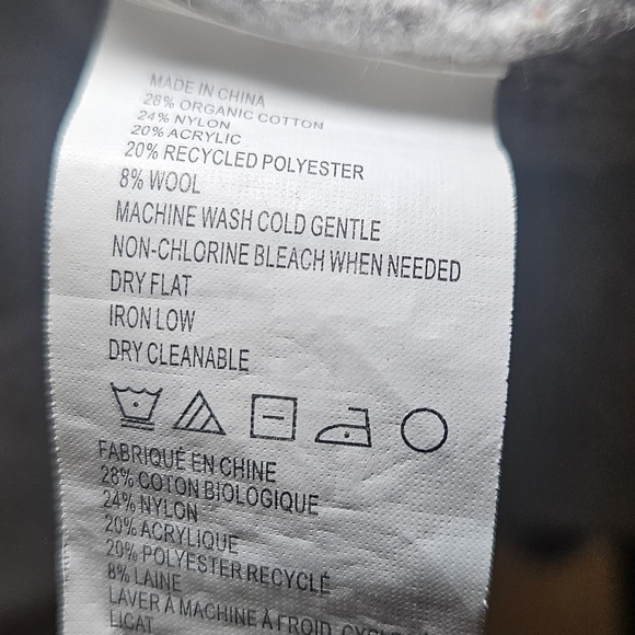 Prana Women's Gray Wool Blend Knit Sweater - Picture 6 of 6